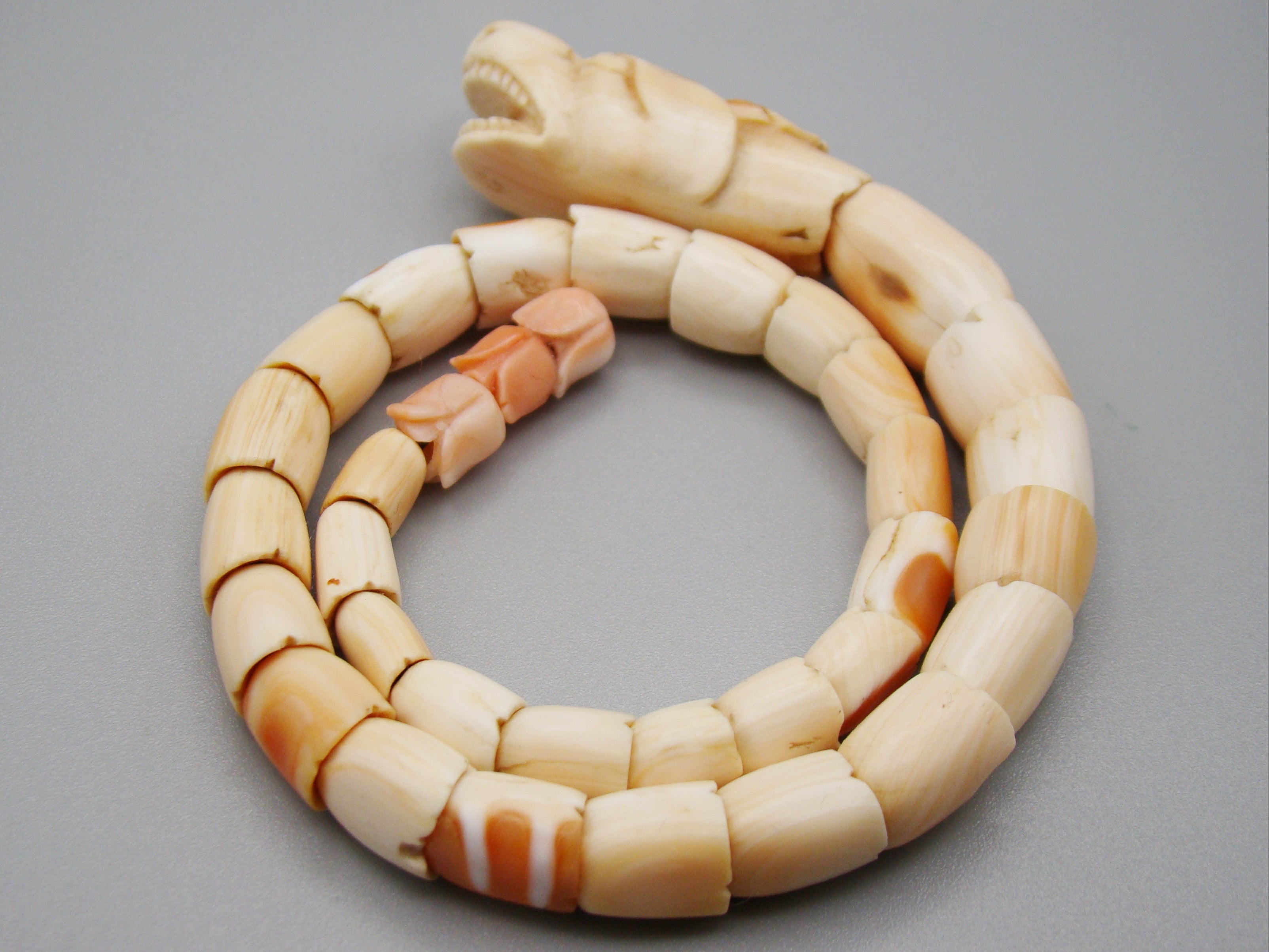 Antique Natural Undyed White Angel Skin Coral Bracelet - Kingdom of Antique Arts
