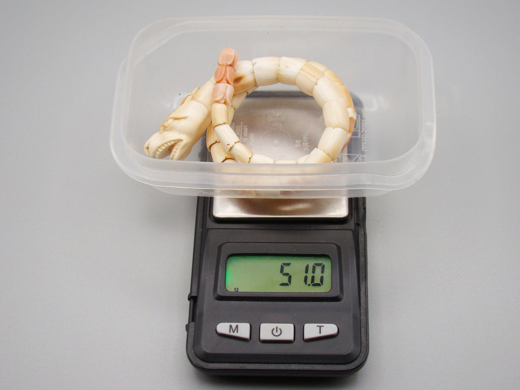 Antique Natural Undyed White Angel Skin Coral Bracelet - Kingdom of Antique Arts