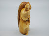 Antique Natural Elephant Ivory Figur - Handcarved - Netsuke Signed - Japan - Kingdom of Antique Arts