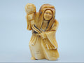 Antique Natural Elephant Ivory Figur - Handcarved - Netsuke Signed - Japan - Kingdom of Antique Arts