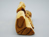 Antique Natural Elephant Ivory Figur - Handcarved - Netsuke Signed - Japan - Kingdom of Antique Arts