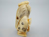 Antique Natural Elephant Ivory Figur - Handcarved - Netsuke Signed - Japan - Kingdom of Antique Arts