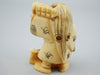 Antique Natural Elephant Ivory Figur - Handcarved - Netsuke Signed - Japan - Kingdom of Antique Arts