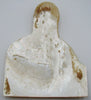Detail of the pectoral cross, chain and flowing robes on the mother-of-pearl portrait
