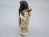 Antique Natural Elephant Ivory Figur - Handcarved - Netsuke Signed - Japan - Kingdom of Antique Arts