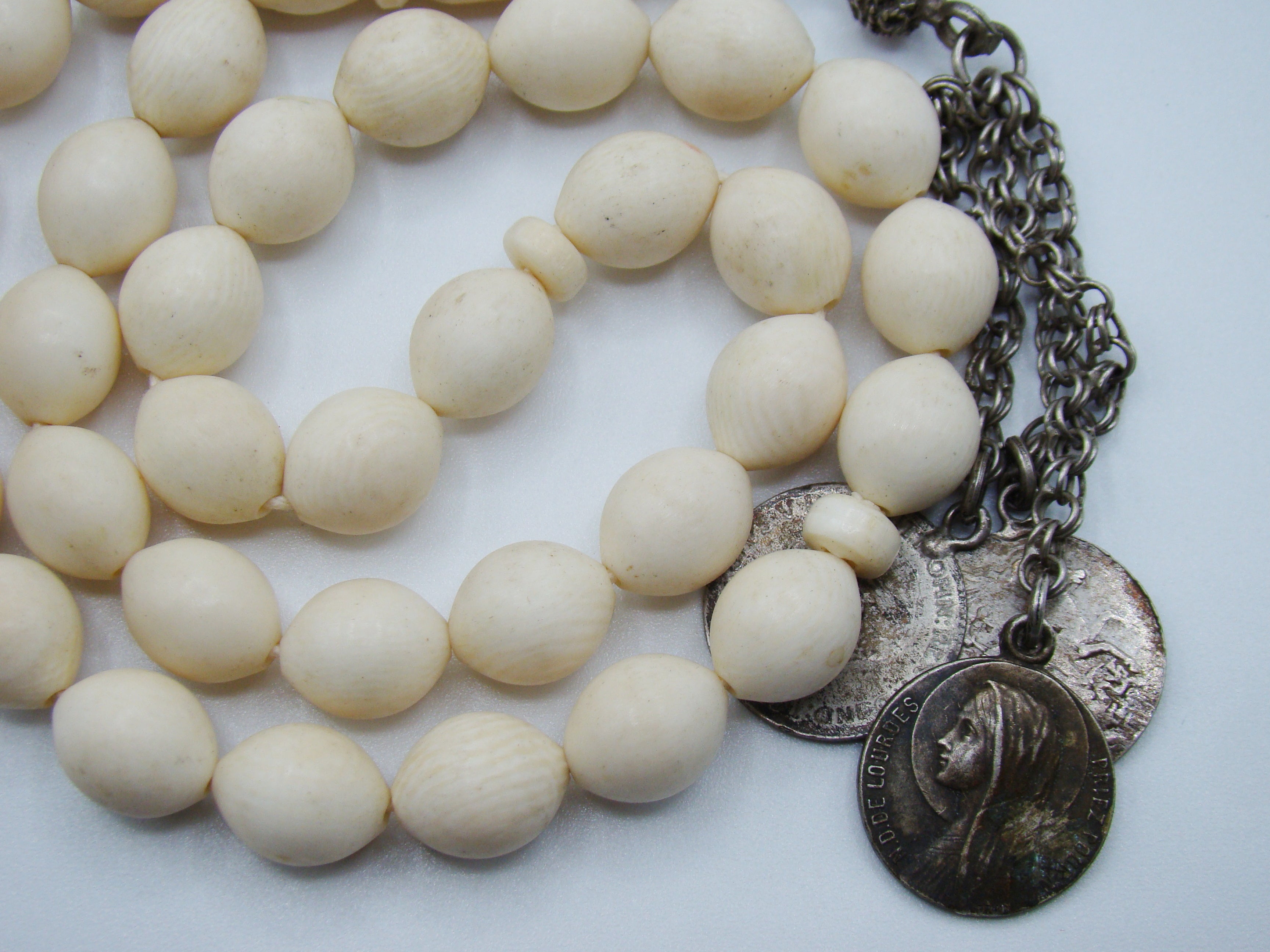 Antique Natural Elephant Ivory Rosary - Kingdom of Antique Arts