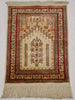 Antique Oriental Silk Wall Carpet – Pure Silk on Cotton, Multicolor, Hand-Knotted | Kingdom of Antique Arts