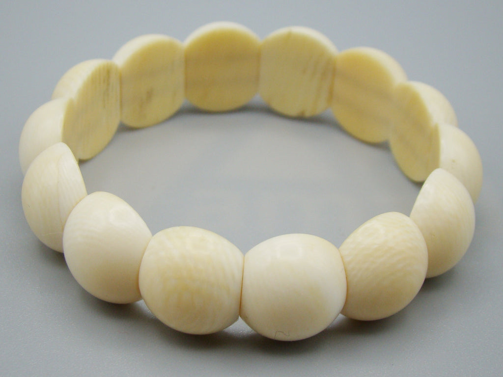 Antique Ivory, Natural Ivory, Ivory Bracelet, Mediterranean Ivory, handcarved Ivory, Asien Ivory, Elephant Ivory