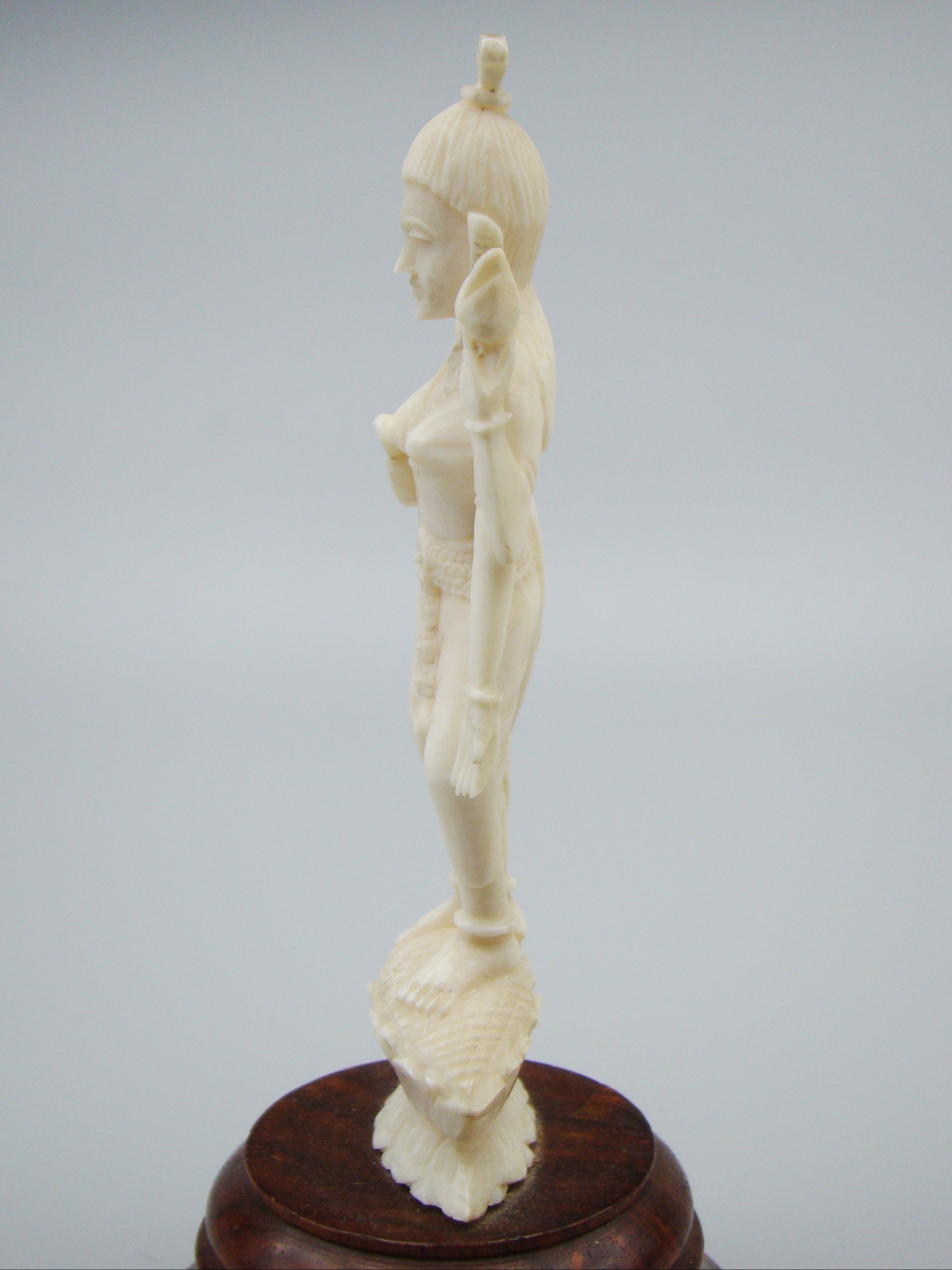 Antique Ivory, Natural Ivory, Ivory Figurine, Mediterranean Ivory, handcarved Ivory, Asien Ivory, Elephant Ivory