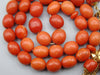 Antique Natural Undyed Mediterranean Dark Orange Coral Rosary - Kingdom of Antique Arts