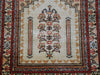 Tassels Detail – Antique Oriental Silk Wall Carpet, No Damage, Excellent Antique Condition | Kingdom of Antique Arts