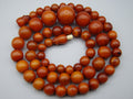 Antique Baltic egg yolk Natural Amber Necklace - Kingdom of Antique Arts