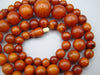 Antique Baltic egg yolk Natural Amber Necklace - Kingdom of Antique Arts