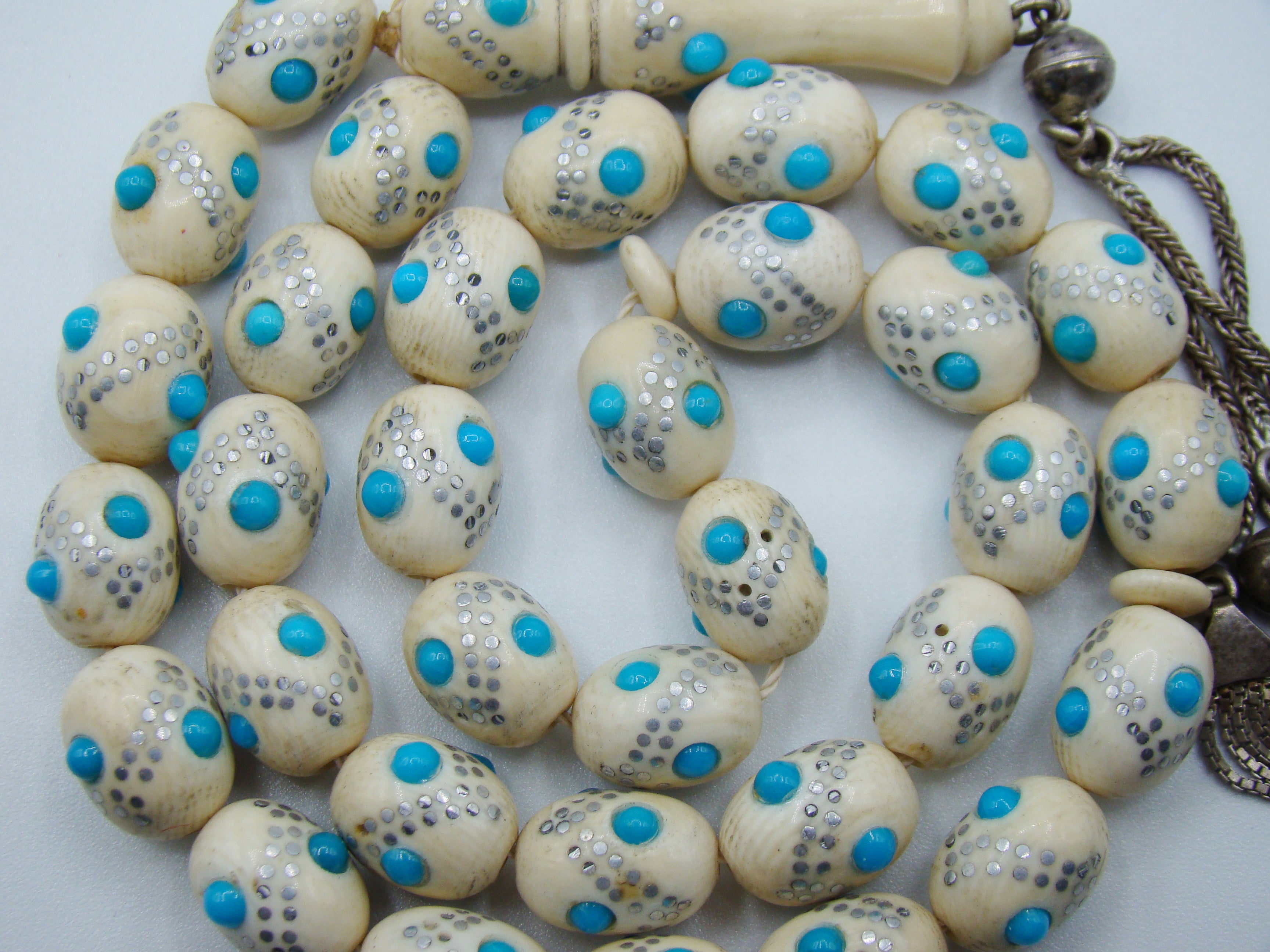 Antique Natural Elephant Ivory Rosary - Kingdom of Antique Arts