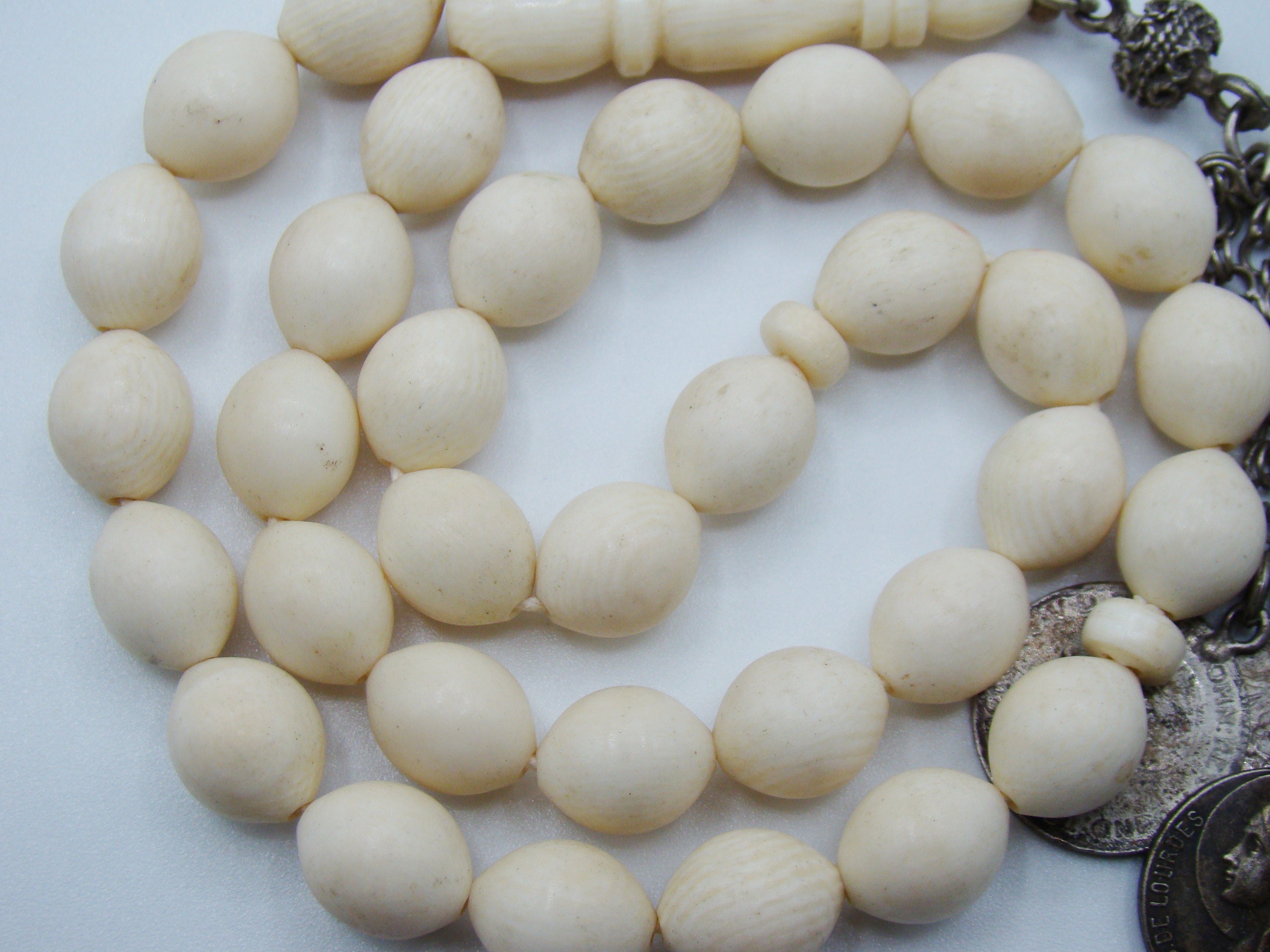 Antique Natural Elephant Ivory Rosary - Kingdom of Antique Arts