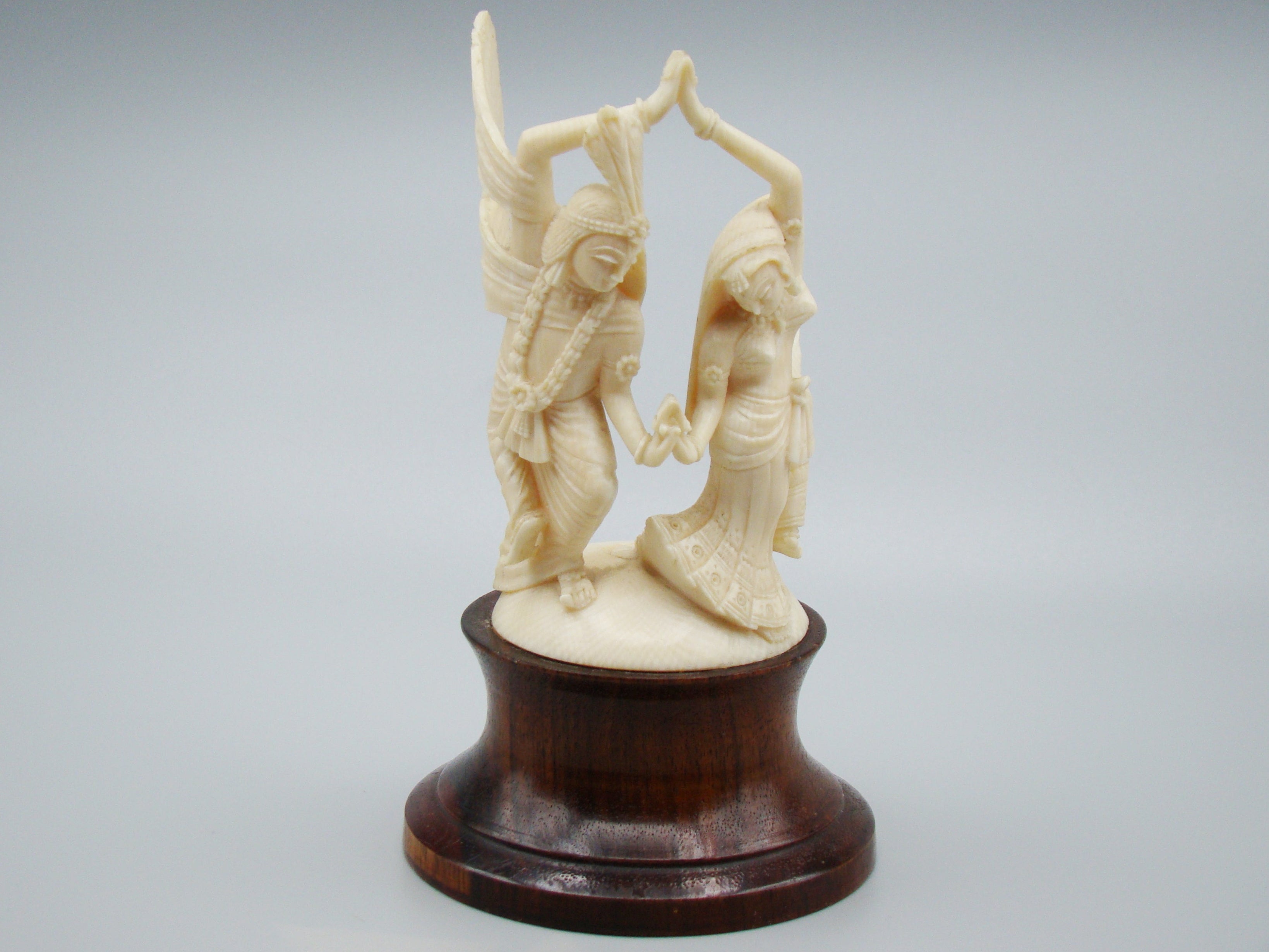 Antique Ivory, Natural Ivory, Ivory Figurine, Mediterranean Ivory, handcarved Ivory, Asien Ivory, Elephant Ivory