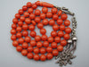 Antique Natural Undyed Mediterranean Dark Red Rosary - Kingdom of Antique Arts