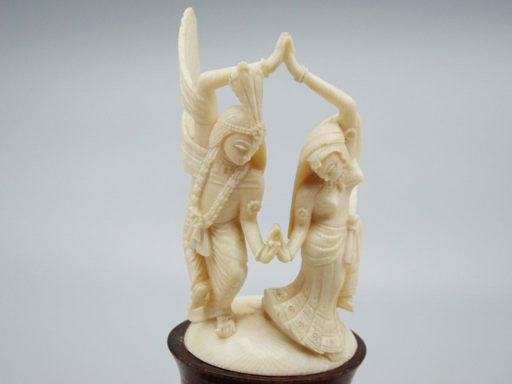 Antique Ivory, Natural Ivory, Ivory Figurine, Mediterranean Ivory, handcarved Ivory, Asien Ivory, Elephant Ivory