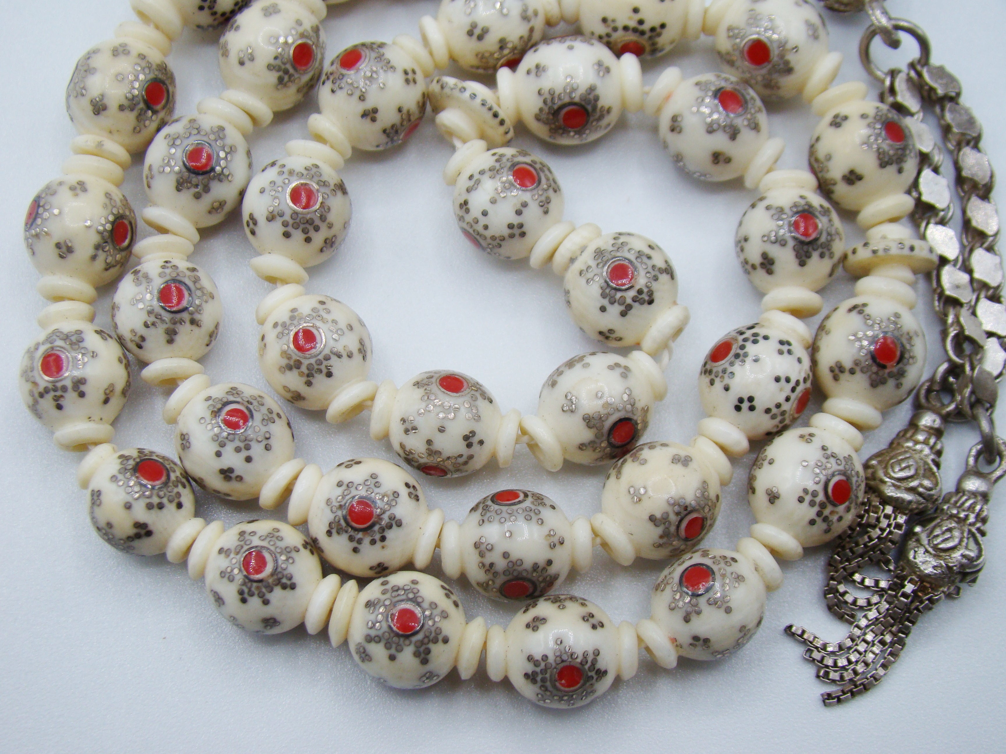 Antique Natural Elephant Ivory Rosary - Kingdom of Antique Arts