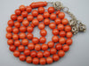 Antique Natural Undyed Mediterranean Dark Red Coral Rosary - Kingdom of Antique Arts