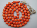 Antique Natural Undyed Mediterranean Dark Red Coral Rosary - Kingdom of Antique Arts