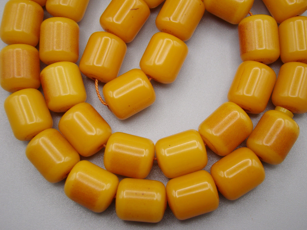 Antique Beautiful Bakelite Amber Rosary beads - Kingdom of Antique Arts