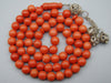 Antique Natural Undyed Mediterranean Dark Red Coral Rosary - Kingdom of Antique Arts