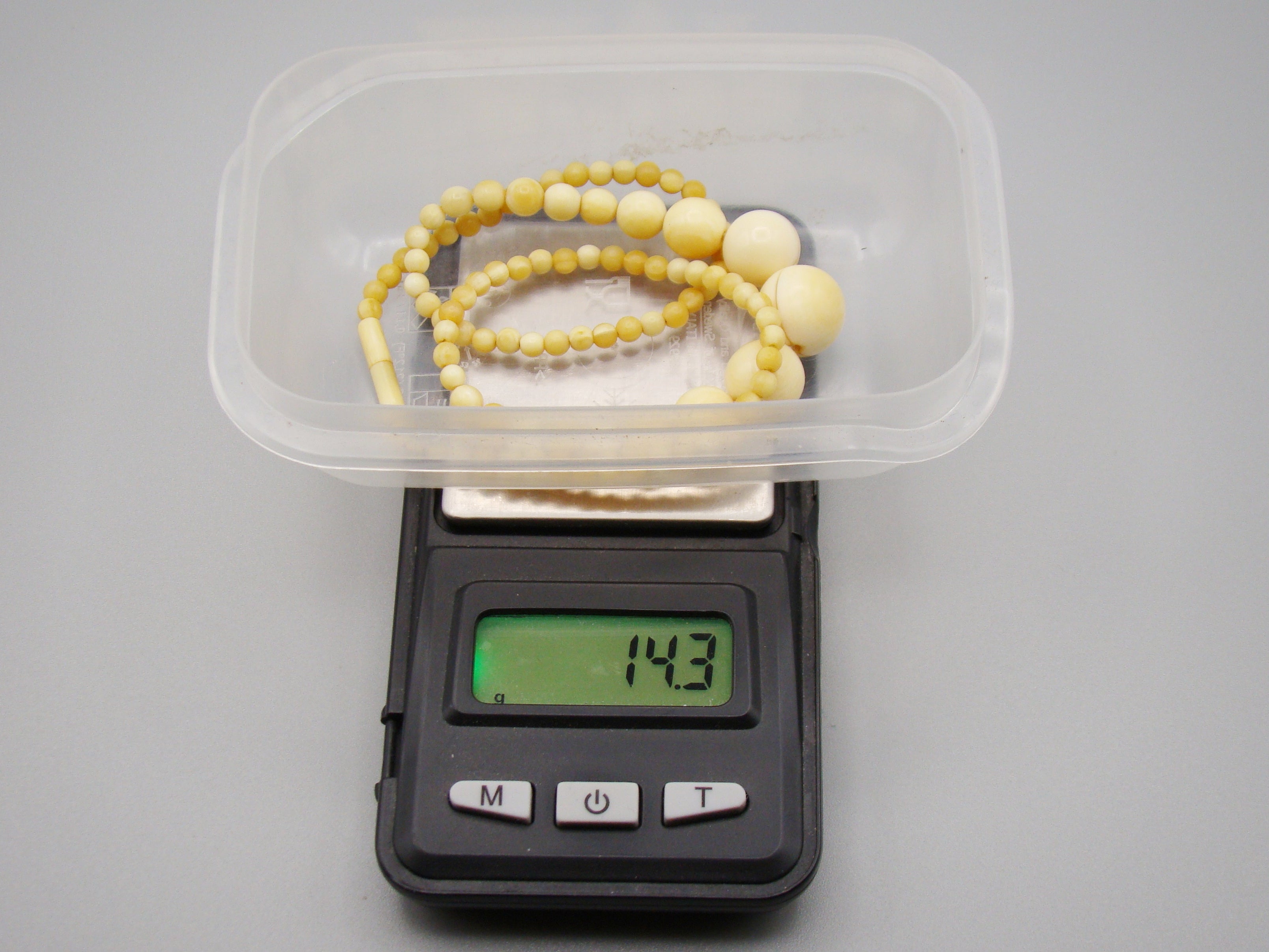 Antique Natural Elephant Ivory Necklace - Kingdom of Antique Arts