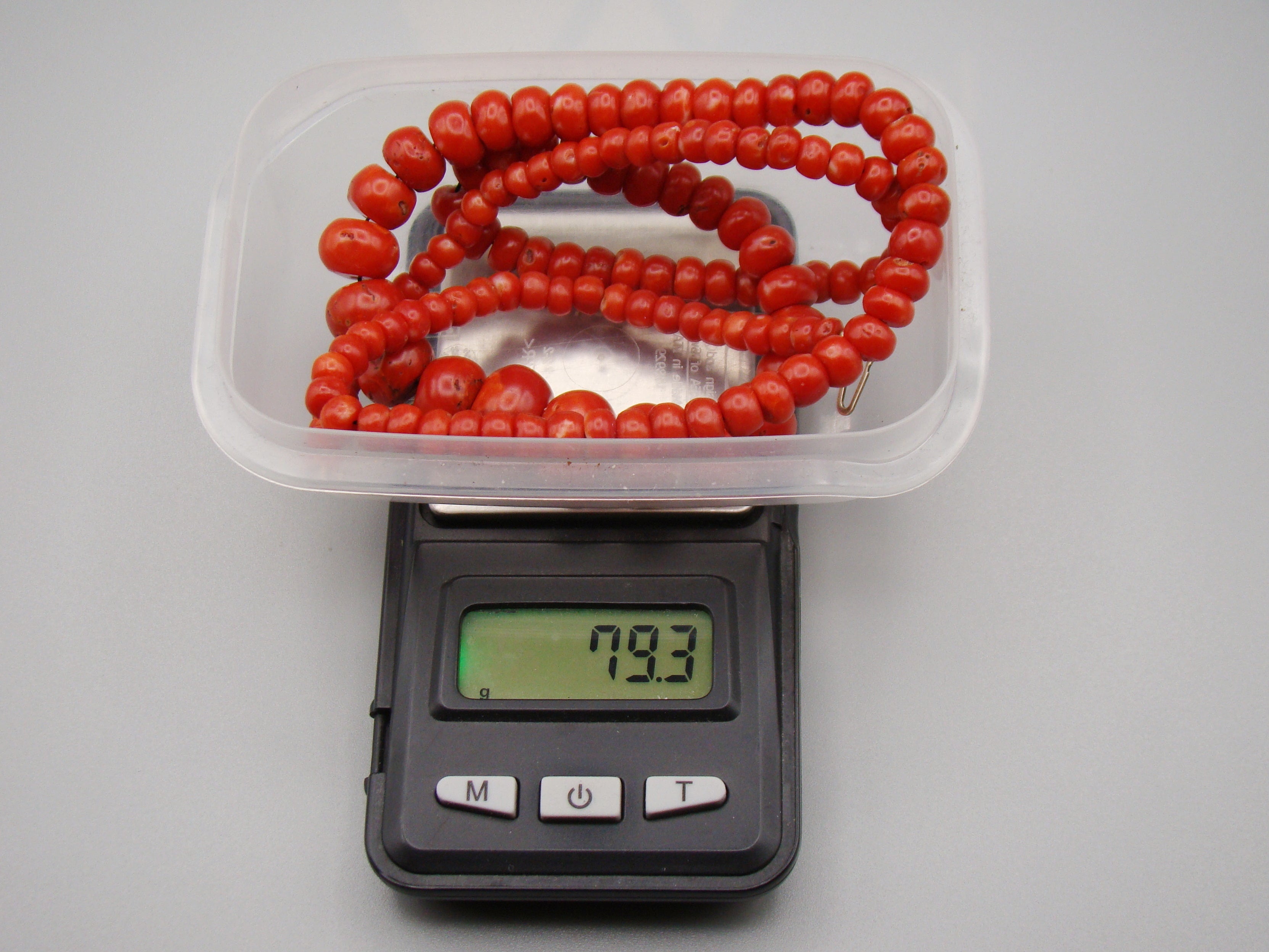 Antique Natural Undyed aka Red Coral Necklace - Kingdom of Antique Arts