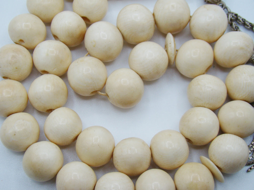 Antique Natural Elephant Ivory Rosary - Kingdom of Antique Arts