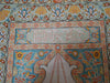 Border Detail – Antique Turkish Hereke Silk Wall Carpet, Multi-Signed, Exceptional Antique Condition | Kingdom of Antique Arts