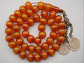Antique Beautiful Bakelite Amber Rosary beads - Kingdom of Antique Arts
