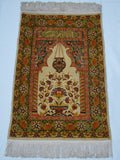Antique Turkish Hereke Silk Wall Carpet – Multi-Signed, Pure Silk on Silk, Multicolor | Kingdom of Antique Arts