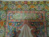 Second Signature Detail – Antique Turkish Hereke Silk Wall Carpet, Rare Multi-Signed Collector Piece | Kingdom of Antique Arts