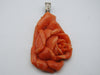 Antique Natural Mediterranean Dark red Coral Earrings + Orange Coral Pendant - Kingdom of Antique Arts