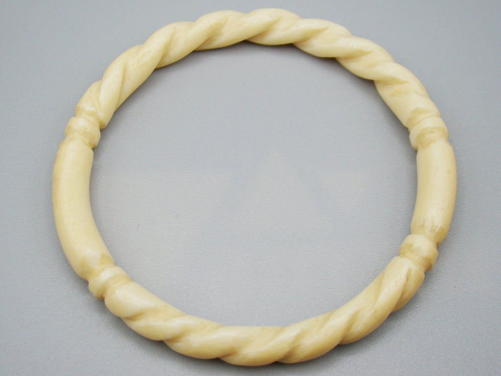 Antique Ivory, Natural Ivory, Ivory Bracelet, Mediterranean Ivory, handcarved Ivory, Asien Ivory, Elephant Ivory
