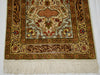 Signature Detail – Antique Turkish Hereke Silk Carpet, Multiple Master Weaver Signatures & Arabic Script | Kingdom of Antique Arts