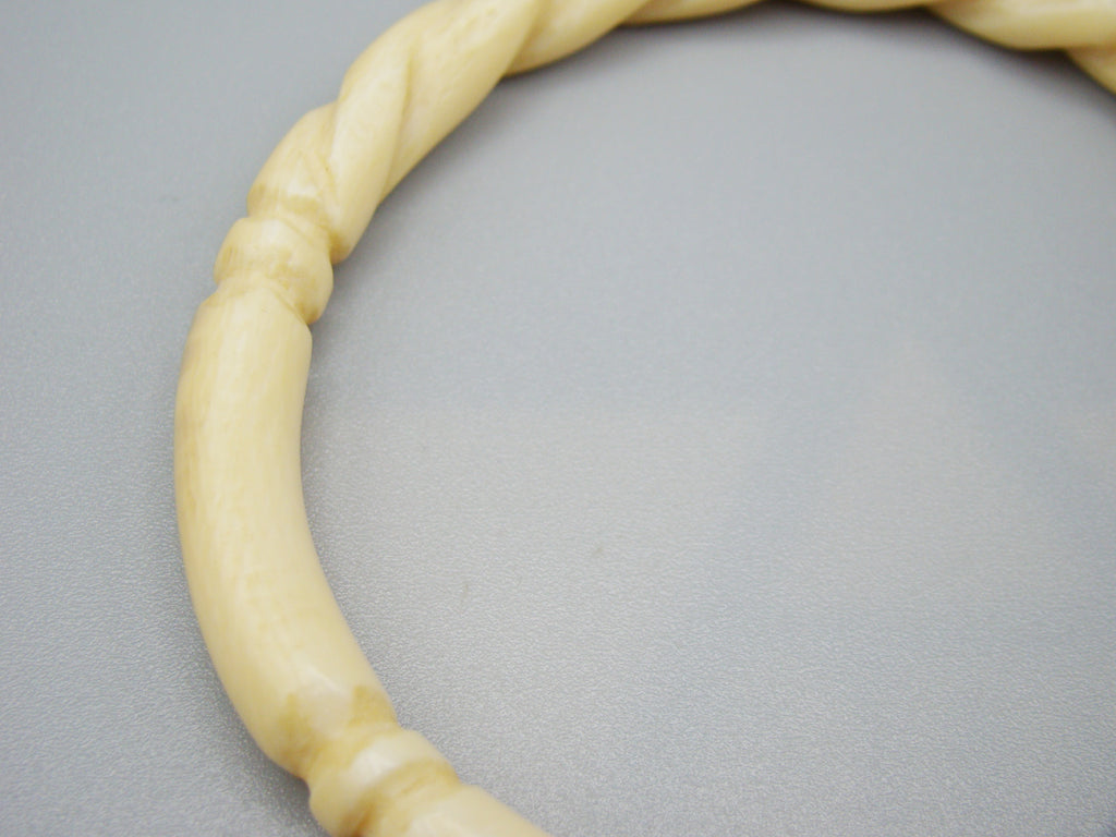 Antique Ivory, Natural Ivory, Ivory Bracelet, Mediterranean Ivory, handcarved Ivory, Asien Ivory, Elephant Ivory