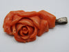 Antique Natural Mediterranean Dark red Coral Earrings + Orange Coral Pendant - Kingdom of Antique Arts