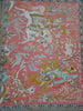 Antique Persian Qom Silk Wall Carpet – Warrior Battle Scene, Rare Collector Piece, Guaranteed by Kingdom of Antique Arts