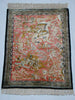 Antique Persian Qom Silk Wall Carpet – Warrior Battle Scene, Silk on Cotton, Multicolor | Kingdom of Antique Arts