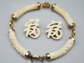 Antique Ivory, Natural Ivory, Ivory Bracelet, Mediterranean Ivory, handcarved Ivory, Asien Ivory, Elephant Ivory