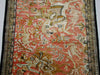Full View – Antique Persian Qom Silk Wall Carpet, Warrior Battle Scene, 83×60 cm | Kingdom of Antique Arts