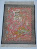 Tassels Detail – Antique Persian Qom Silk Wall Carpet, 94×60 cm with Tassels, Perfect Condition | Kingdom of Antique Arts