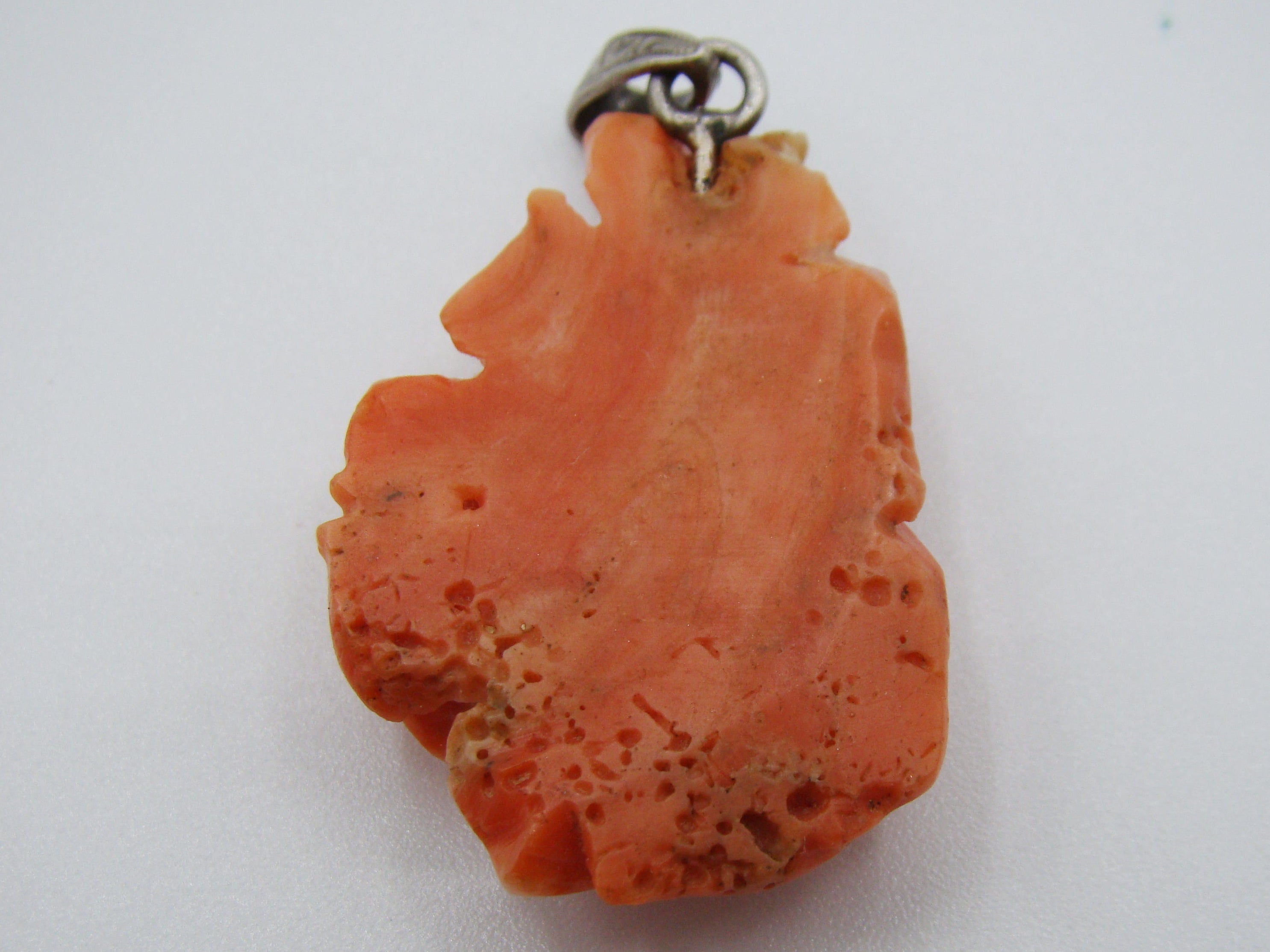 Antique Natural Mediterranean Dark red Coral Earrings + Orange Coral Pendant - Kingdom of Antique Arts