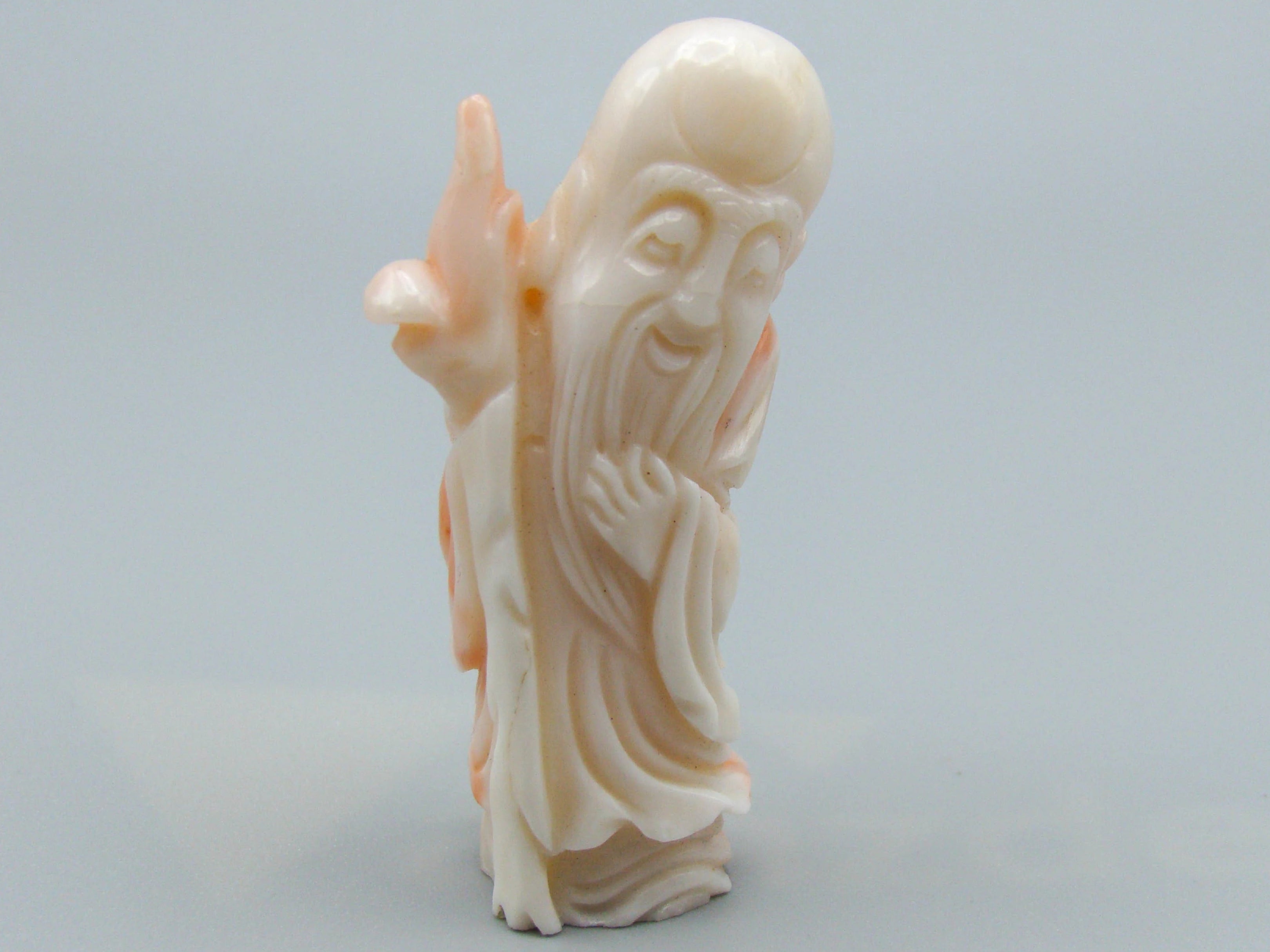 antique coral, natural coral, undyed coral, white Angel skin coral, Italian coral, pacific coral, Sardinian Coral, sea coral, Mediterranean coral, Mediterranean Figurine, Mediterranean white angel skin, Mediterranean sculpture, coral sculpture, coral figurine, Asien coral, Asien figurine, handcarved coral