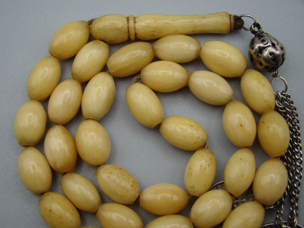 Antique Natural Bone Rosary - Kingdom of Antique Arts