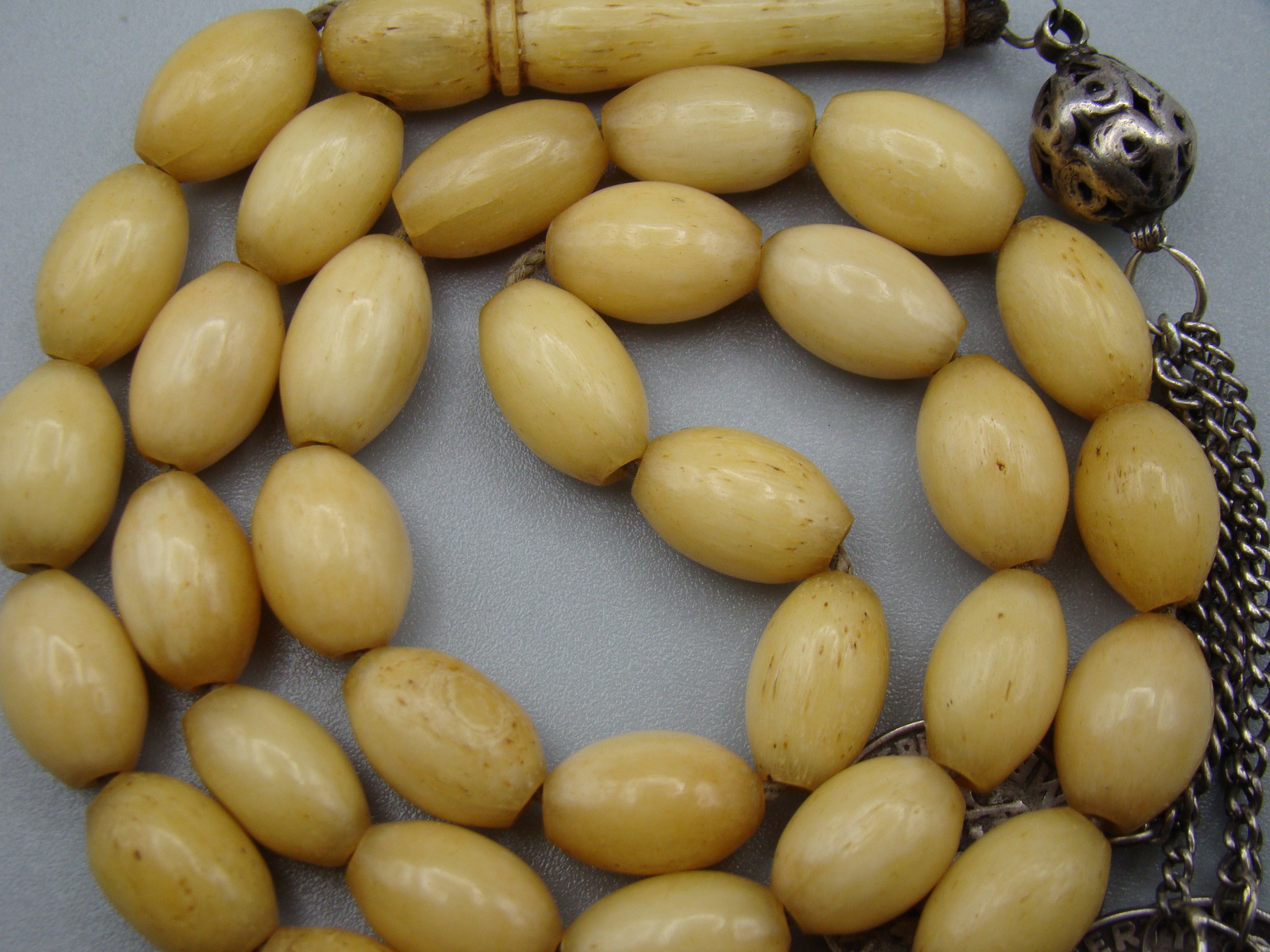 Antique Natural Bone Rosary - Kingdom of Antique Arts