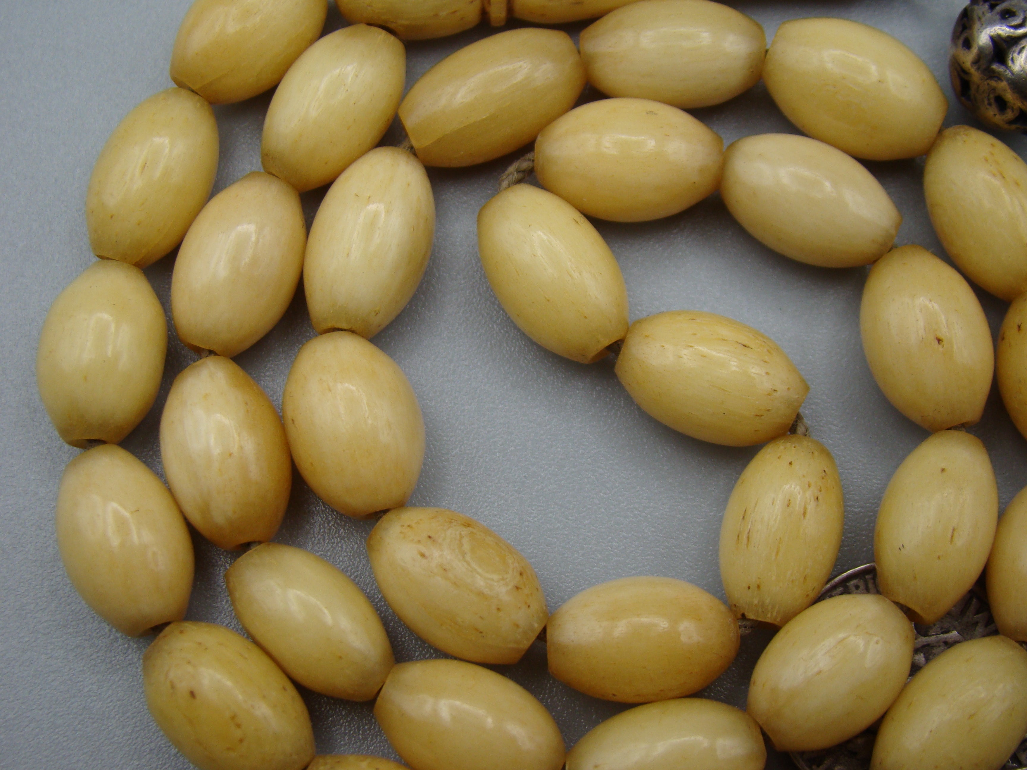 Antique Natural Bone Rosary - Kingdom of Antique Arts