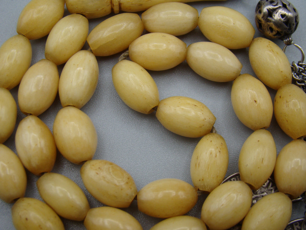 Antique Natural Bone Rosary - Kingdom of Antique Arts